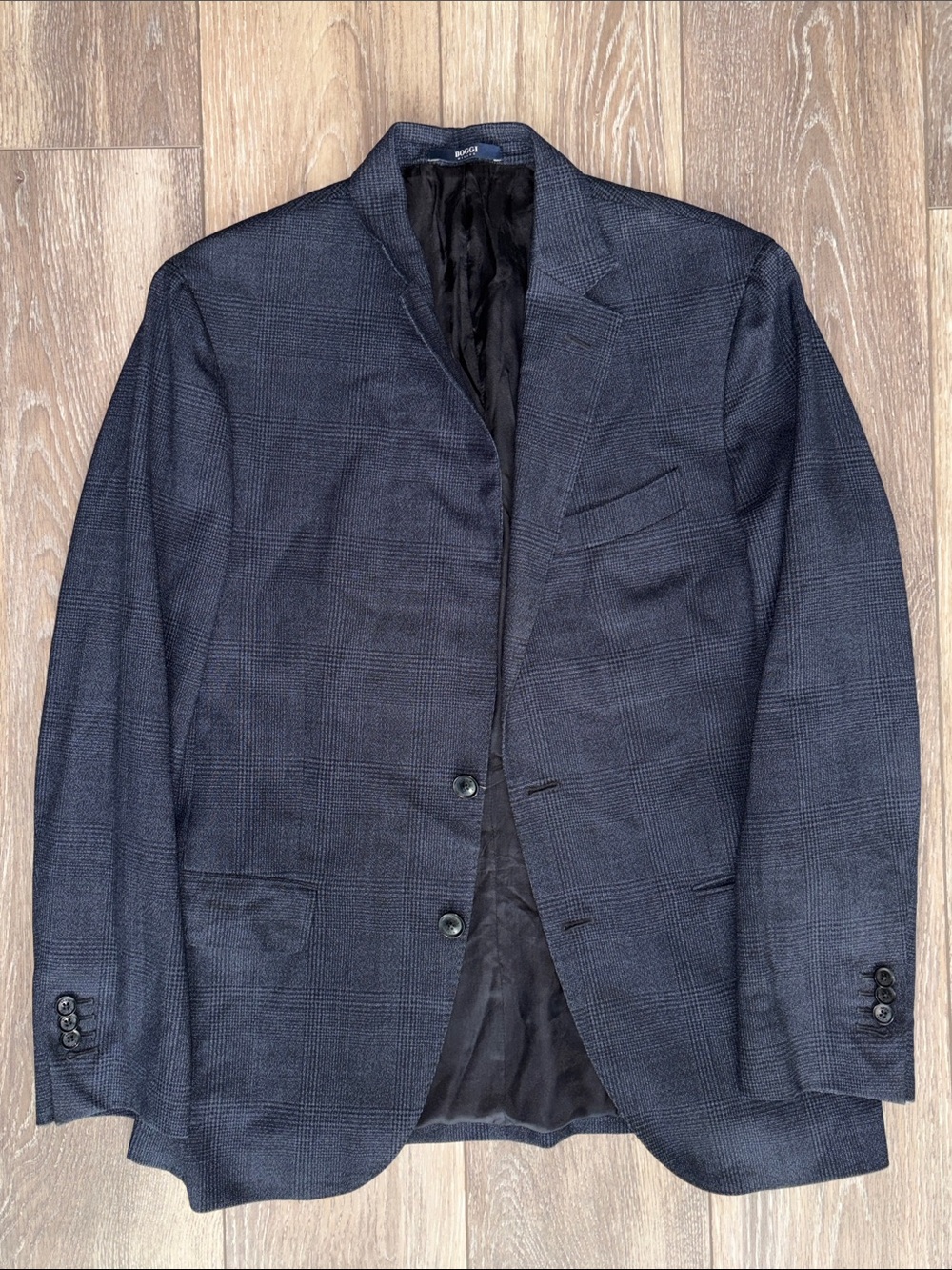 Boggi Milano Sport Coat Blazer, Blue/Gray 48R